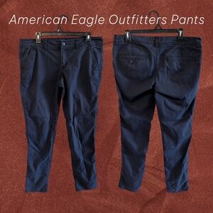 American Eagle Outfitters Men's Navy Chinos